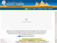 Tablet Screenshot of egypttoday.co.za